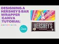 DESIGN TUTORIAL FOR HERSHEY BAR WRAPPERS