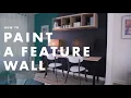 How To Paint A Feature Wall Bunnings Warehouse