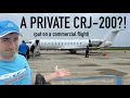 Flying on a PRIVATE CRJ-200 - Contour Airlines VIP CRJ Review