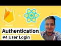 React and Firebase Authentication User Login
