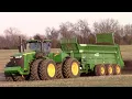 SPREADING 6 000 Acres with JOHN DEERE Tractors