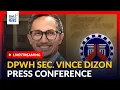 Lagu LIVE - DPWH Sec. Vince Dizon press conference (Feb. 16, 2026) | GMA Integrated News
