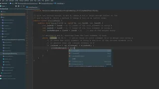 Java Technical Interview - Merge Sort