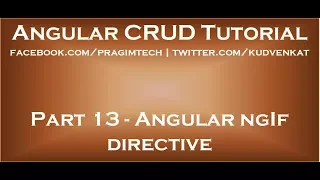 Angular ngif directive