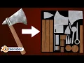 Bake Multiple Materials to One Texture Map Blender Tutorial
