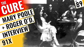 Mary Poole wife of Robert Smith Roger O Donnell The Cure Interview 1989 Radio 91X
