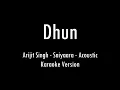 Lagu Dhun | Saiyaara | Arijit Singh | Acoustic Karaoke With Lyrics | Only Guitar Chords...