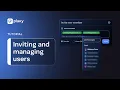 Plaky Tutorial Inviting and Managing Users