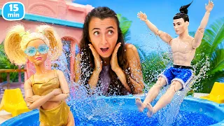 Barbie ve Sevcan Otelde: Havuz Keyfi Başlıyor, ama Bir Sorun Var | Kız oyunu