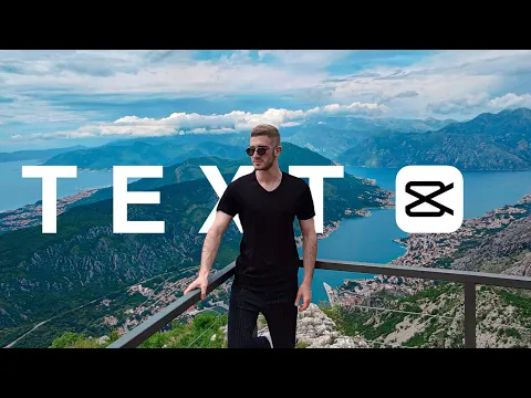 Text Behind Person Effect CapCut Tutorial