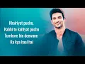 Download Lagu KHAIRIYAT (BONUS TRACK) Lyrics | CHHICHHORE | 🙏🥀 R.I.P Sushant Singh Rajput🥀🙏
