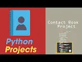contact book python program project beginner series