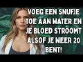 Voeg DIT toe aan je water na je 50e (uroloog legt het geheim van de bloedstroom uit) | Advies