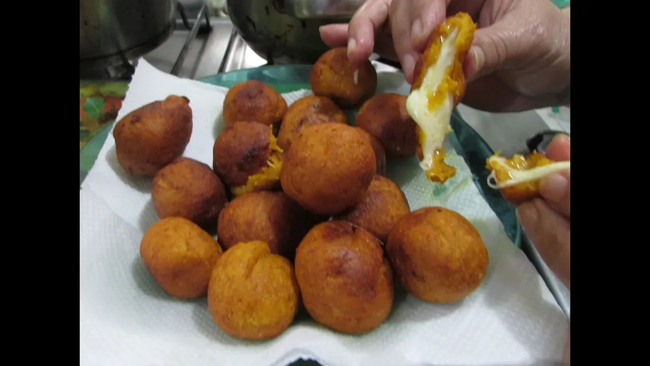 RECEITA DE COXINHA DE ABÓBORA E BOLINHO DE QUEIJO