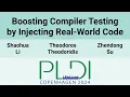 PLDI24 Boosting Compiler Testing by Injecting Real-World Code