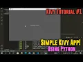 Creating A Simple Kivy App Using Python Kivy Tutorial Yahi-Tech Tamil