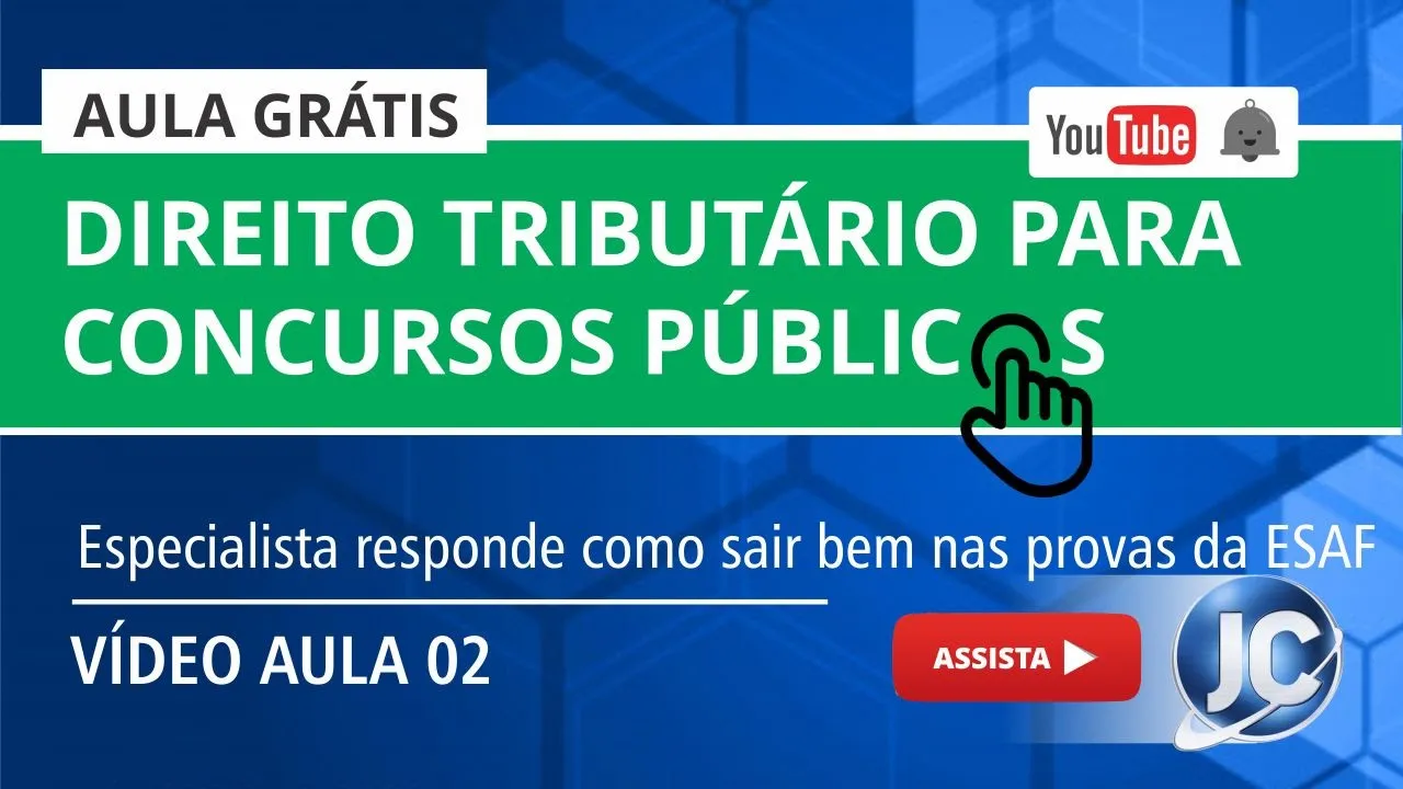 Aula Grátis Direito Tributário - Especialista responde como se sair bem nas provas da ESAF-(aula 02)