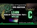 C Programming concepts C identifiers