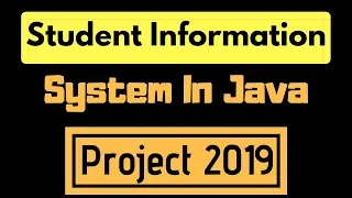 Student Information System Using Java Netbeans JAVA Project by TechnicalRamchander