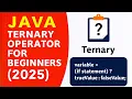 Java Ternary Operator Explained Conditional Shortcut for Beginners