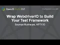 Wrap WebdriverIO to Build your Test Framework - Soumya Mukherjee APTY IO