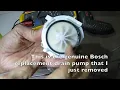 Bosch dishwasher E23 E24 E25 error part 2 maybe not a drain pump fault details on reassembly
