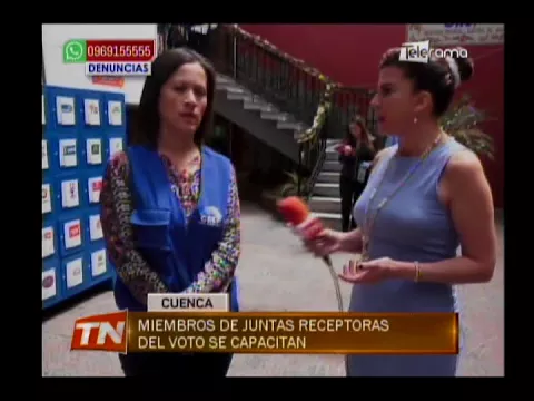 Miembros de juntas receptoras del voto se capacitan