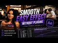 Smooth Zoom Edit in After Effects Easy Keyframe Graph Editor Tutorial Explain in English