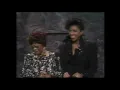 Ella and Natalie Cole presenting at The Grammys