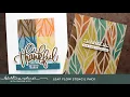 Leaf Flow Stencil Pack by Kristina Werner