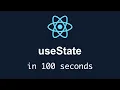 React useState hook in 100 seconds