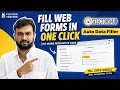 Fill Web Forms in One Click while testing - Auto Data Filler Extension by SelectorsHub
