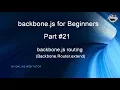 Learn backbone js tutorial from scratch for beginners Part 21 Routing in backbone js