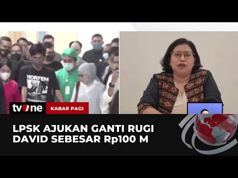 LPSK Tetapkan Mario Dandy Bayar Restitusi Rp 100 M ke David Ozora