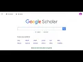 Google Scholar Advanced Search
