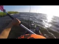 Future Beach 126 Kayak in rough water