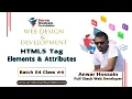 HTML5 Tags Elements Attributes For Beginners Freelancing Bangla Tutorial Batch 4 Class