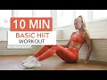 Lagu 10 MIN BASIC HIIT - killer High Intensity routine, standard exercises I Pamela Reif