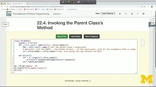 Invoking the Parent Class s Method - Python Classes and Inheritance