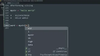 How do I get a substring of a string in Python