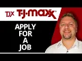 How to Apply for a Job at TJ Maxx TJ Maxx Tutorial 2026