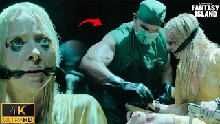 sloane discovers torture room horror fantasy island escape scene 4k