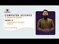 Algorithm Design - Part 1 O Level IGCSE Computer Science P2 Lecture 4