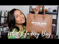 What s In My Bag Micheal Kors Mirella Tote Bag