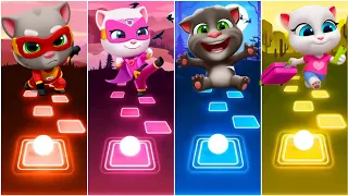 Download Heroes Tom - Angela Hank - Talking Tom - Taking Angela | Tiles Hop EDM RUSH MP3