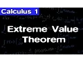 Calculus Extreme Value Theorem Lecture 29