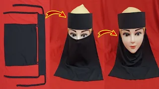 Download Canvas Forehead Nosepiece Cutting and stitching/ Single Layer Nosepiece DIY/ full coverage Niqab DIY MP3