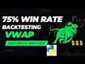 Backtesting VWAP with Python Best Indicator for Beginners