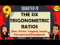 THE SIX TRIGONOMETRIC RATIOS GRADE 9 MATHEMATICS Q4