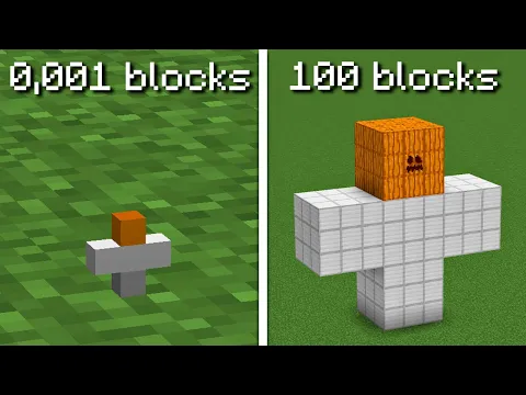 spawn golem of 0001 blocks vs 100 blocks
